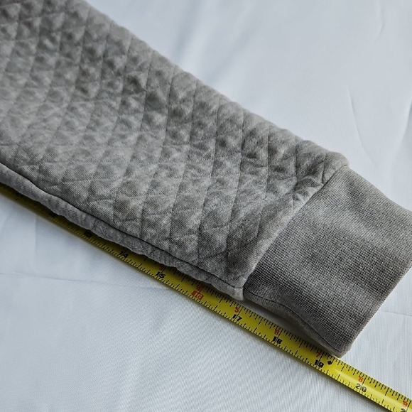 Patagonia Quilted Pullover in Gray and Tan M - Picture 7 of 8